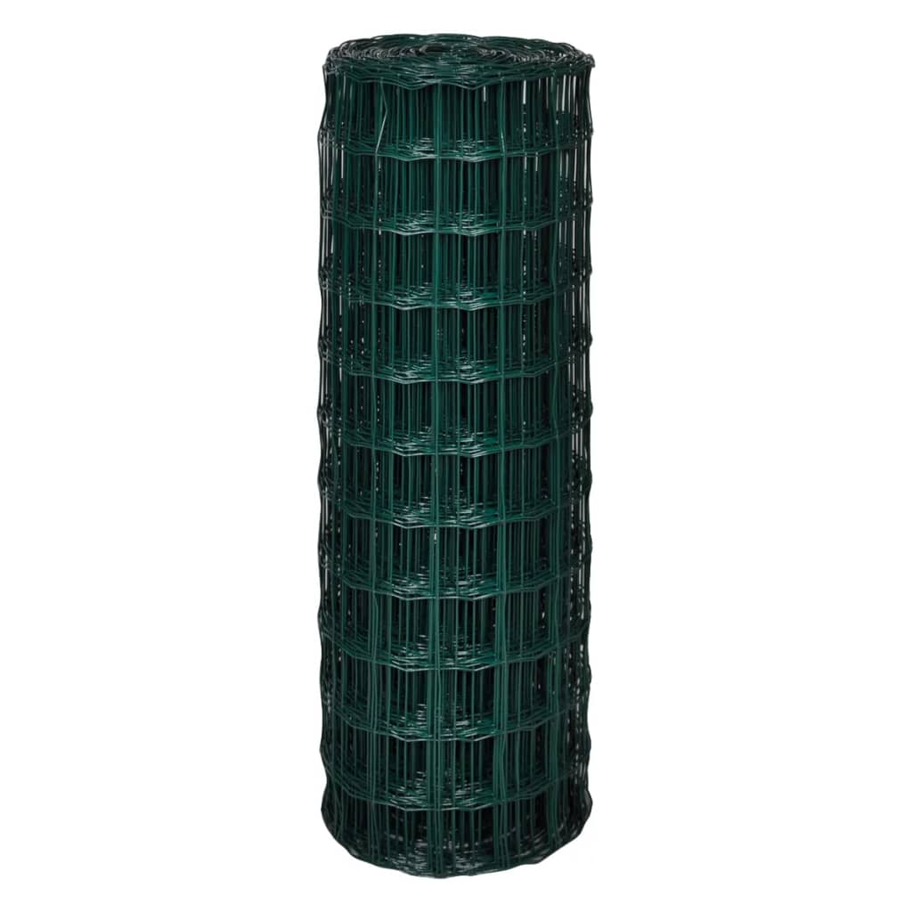 Vidaxl Euro Hek 10x1,7 m Green en acier