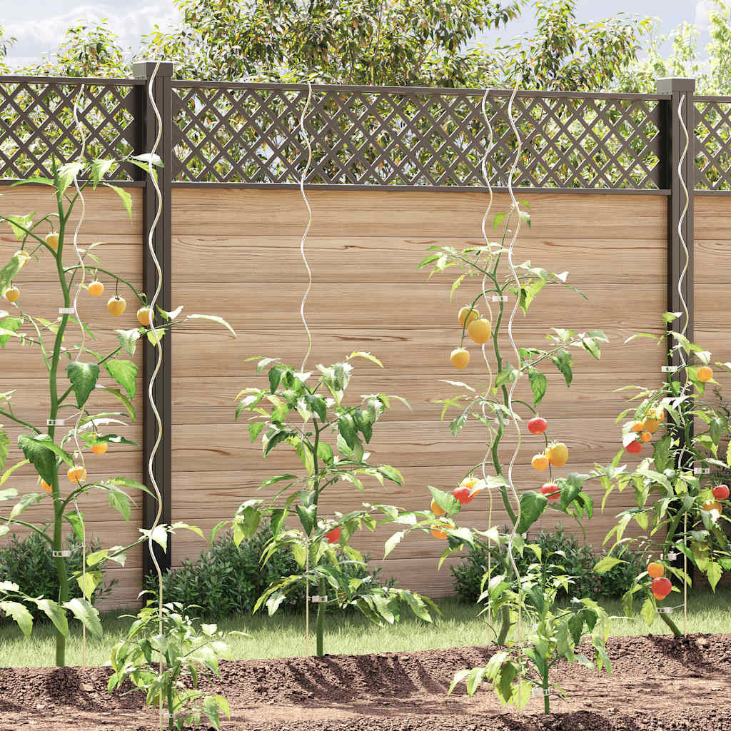 Vidaxl Stick Plain Spiral 170 cm ACTEUR GALVANISÉ 20 STS