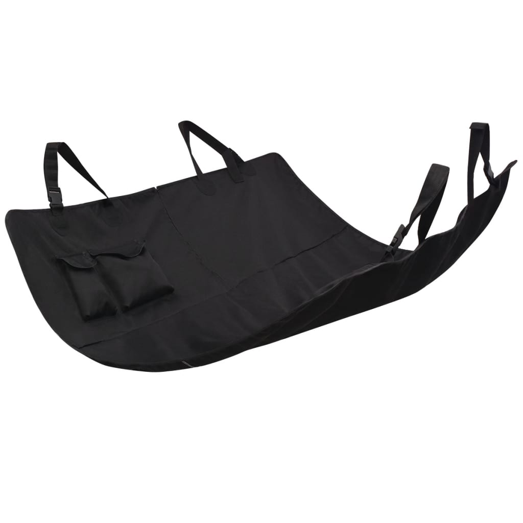 Vidaxl Pet Toard arrière Couvercle de siège 148x142 noir