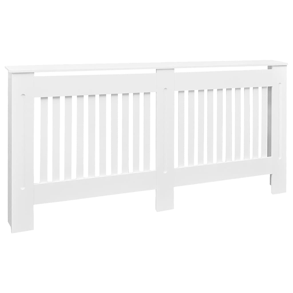 Vidaxl Radiatorom Construction Blanc MDF 172 cm