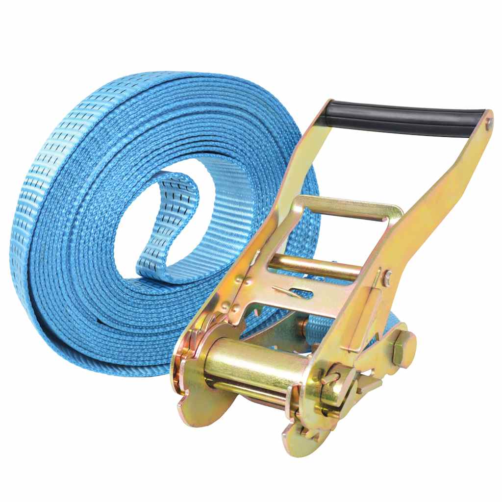 Vidaxl sangles de tension 4 tonnes 8mx50mm bleu 4 pcs