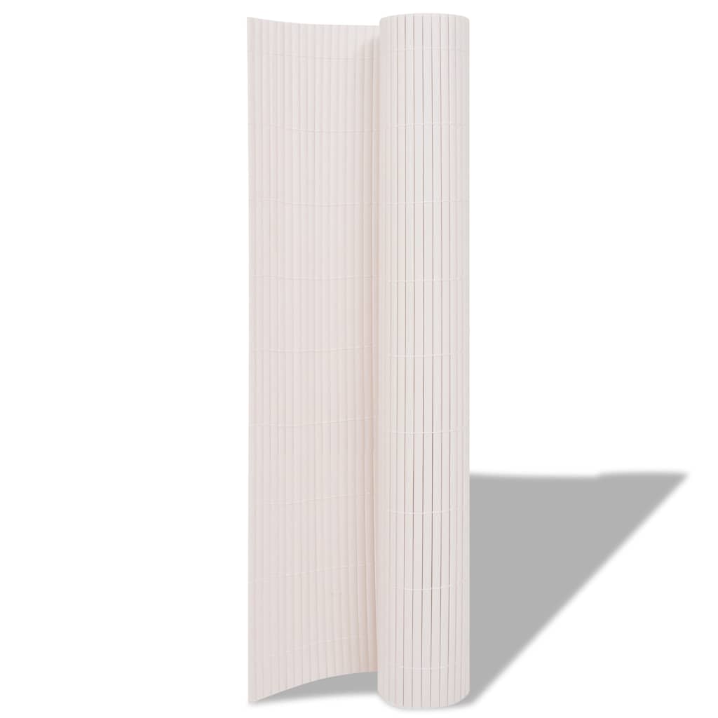 Vidaxx clôture de jardin double face 90x300 cm blanc