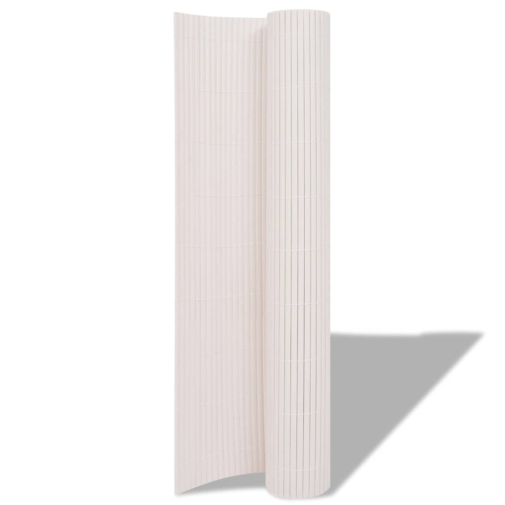 Vidaxl tuinhek wit 150 x 500 cm pvc