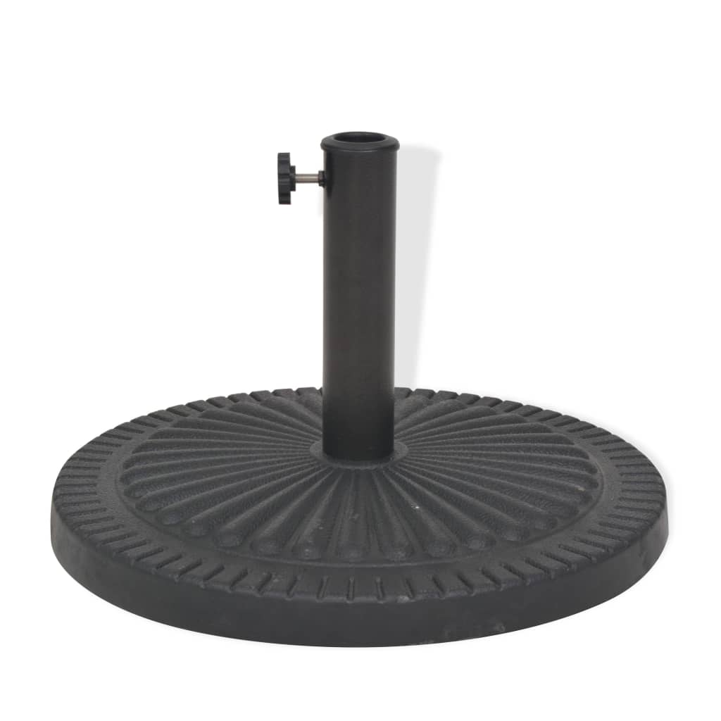Vidaxl Parasol Foot d'environ 29 kg de résine noir