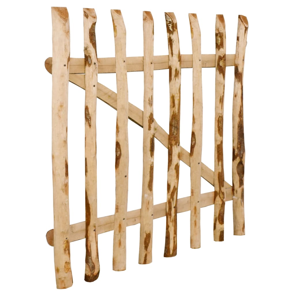 Port vidaxl seulement 100x90 cm en bois de noisetier