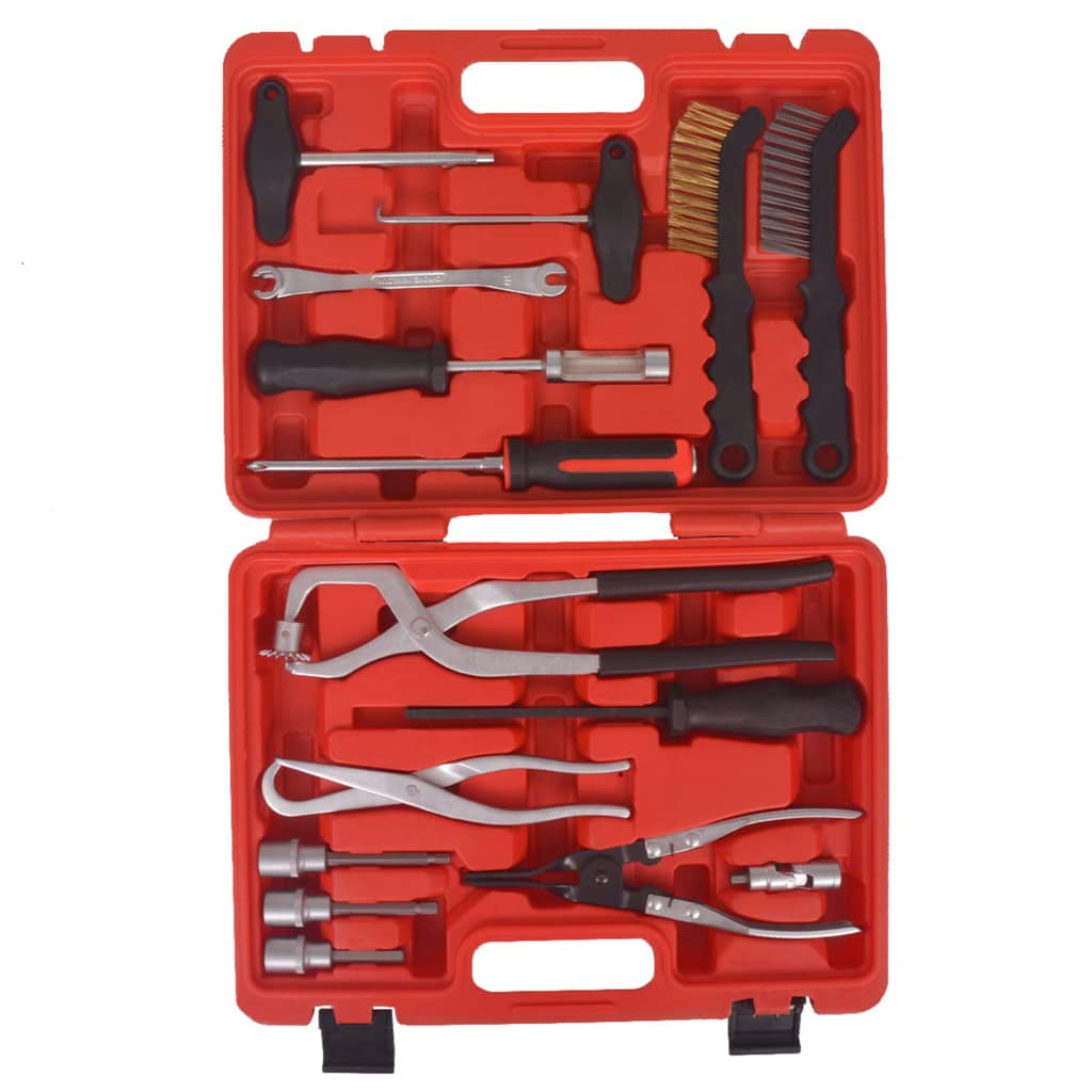 Ensemble d'outils de maintenance et de montage de Vidaxl Rem 15 pièces