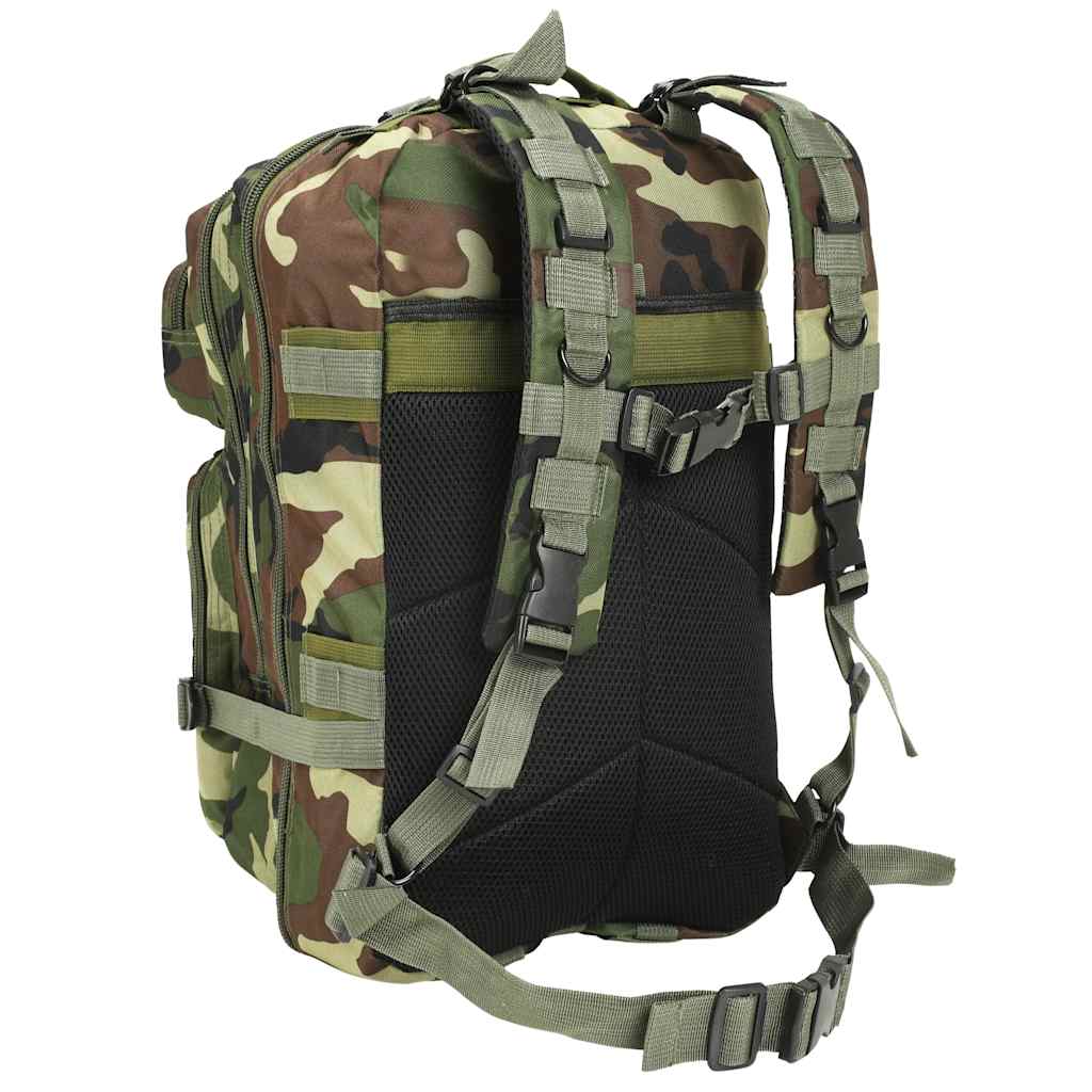 Vidaxl sac à dos de style armée 50 l camouflage