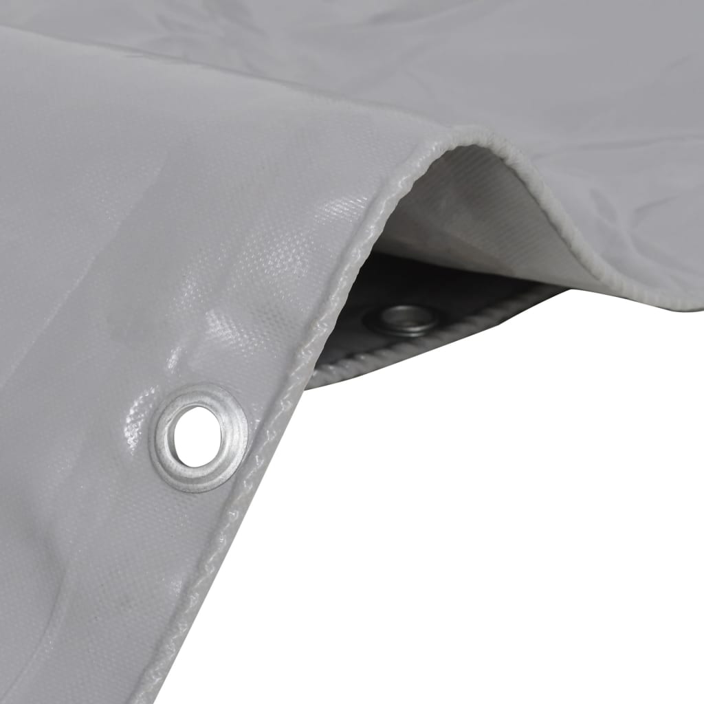 Dispositif Vidaxl 650 g m² 2x3 m gris