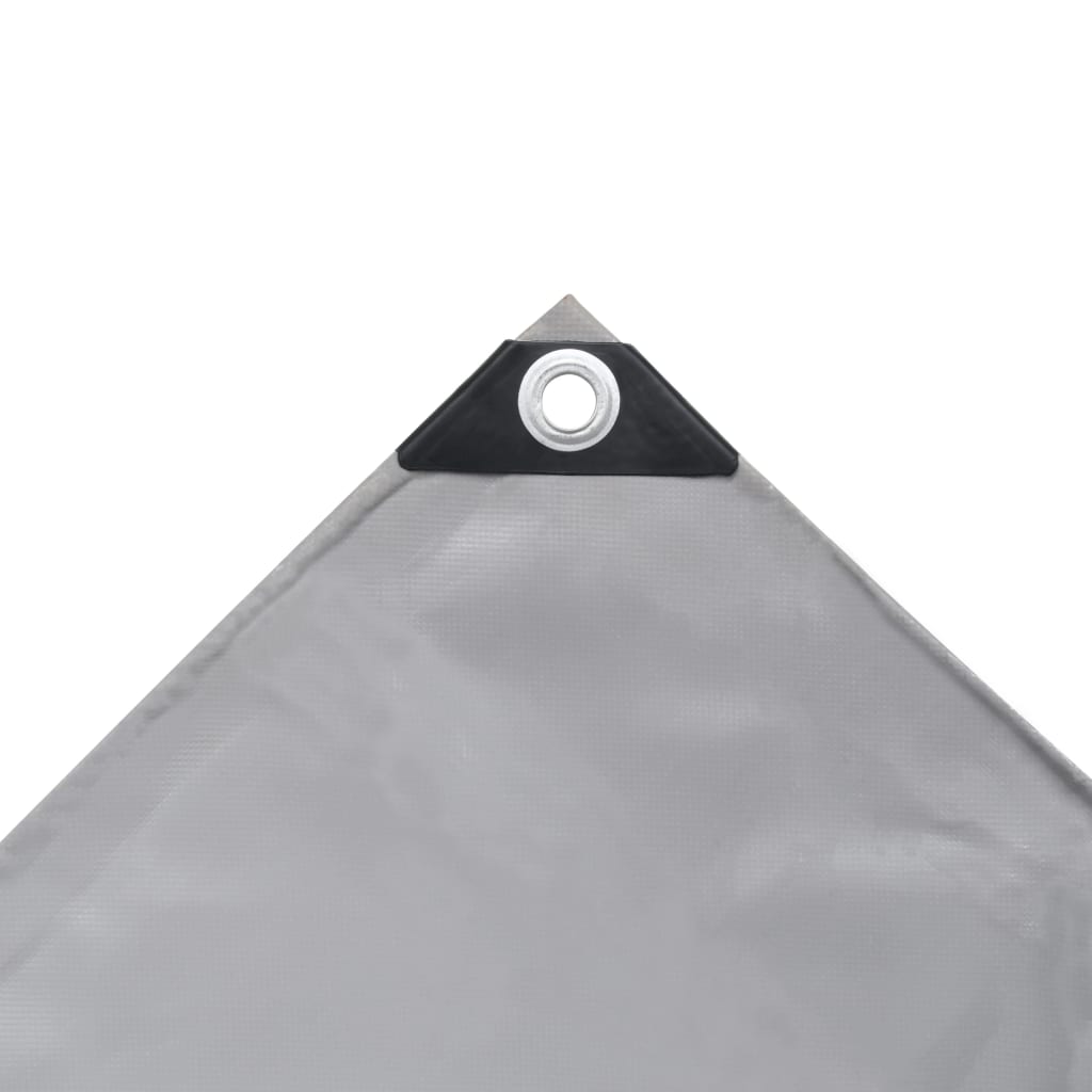 Dispositif Vidaxl 650 g m² 3x4 m gris
