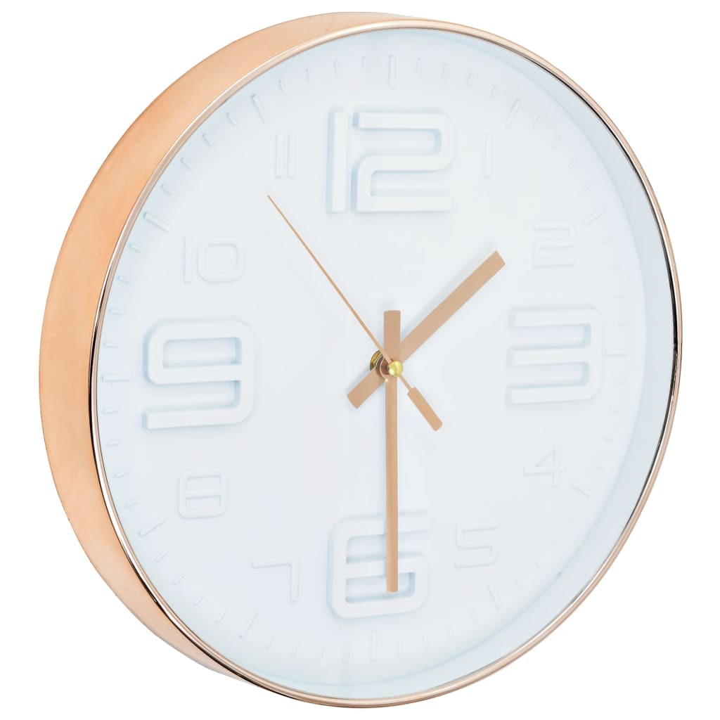 Vidaxx horloge murale aspect cuivre 30 cm