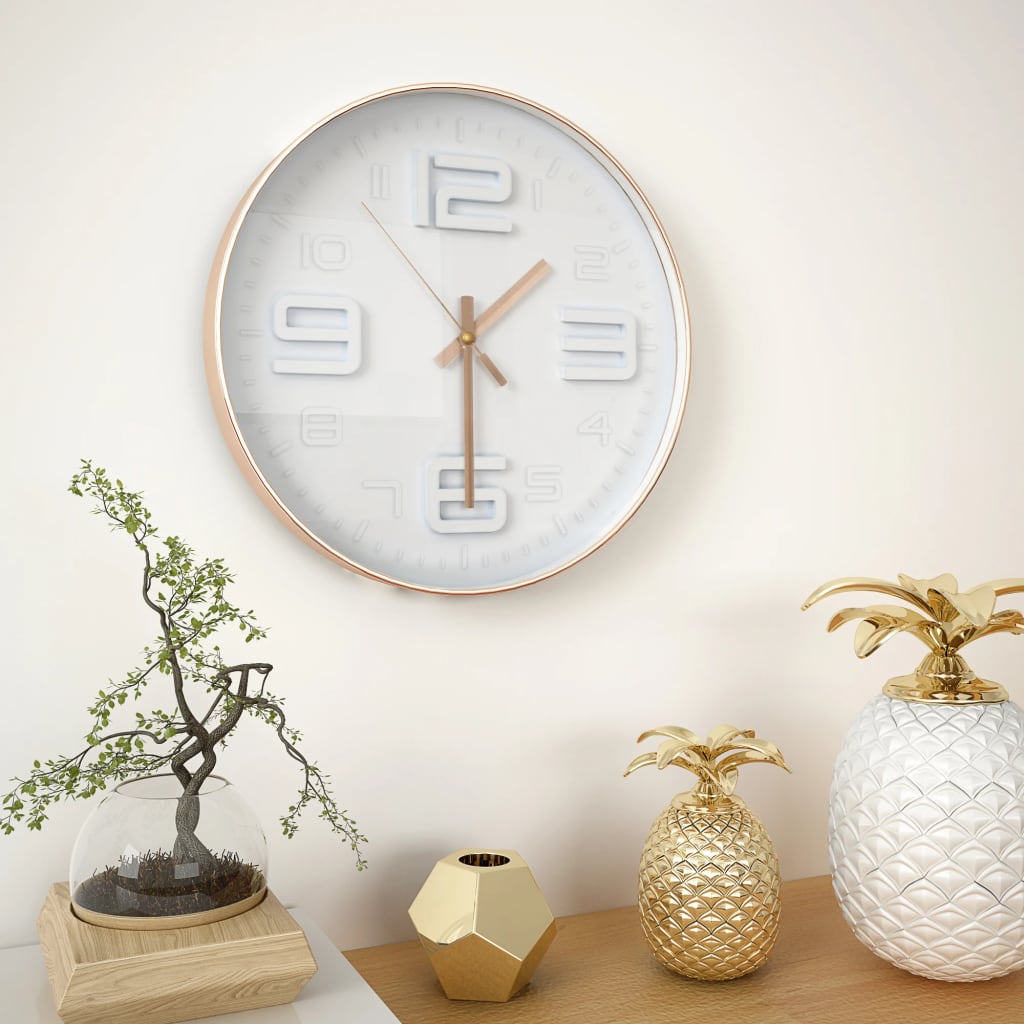 Vidaxx horloge murale aspect cuivre 30 cm