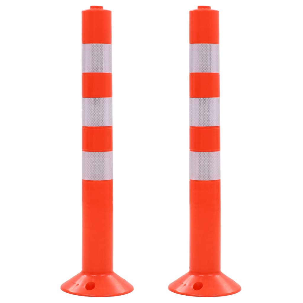 Vidaxl Traffic Pile 75 cm Plastique 2 STS