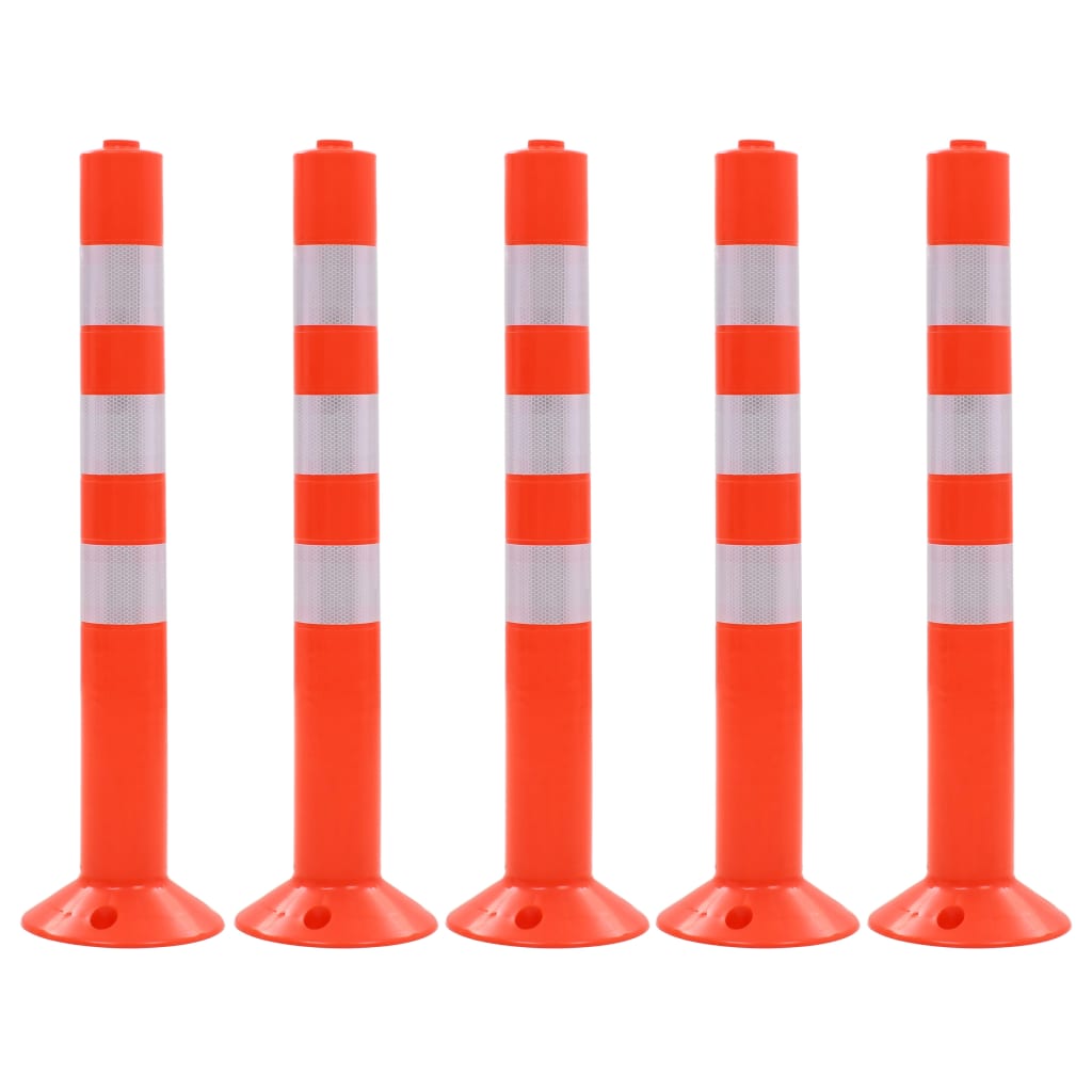 Trafic Vidaxl Pile 75 cm Plastique 5 PCS