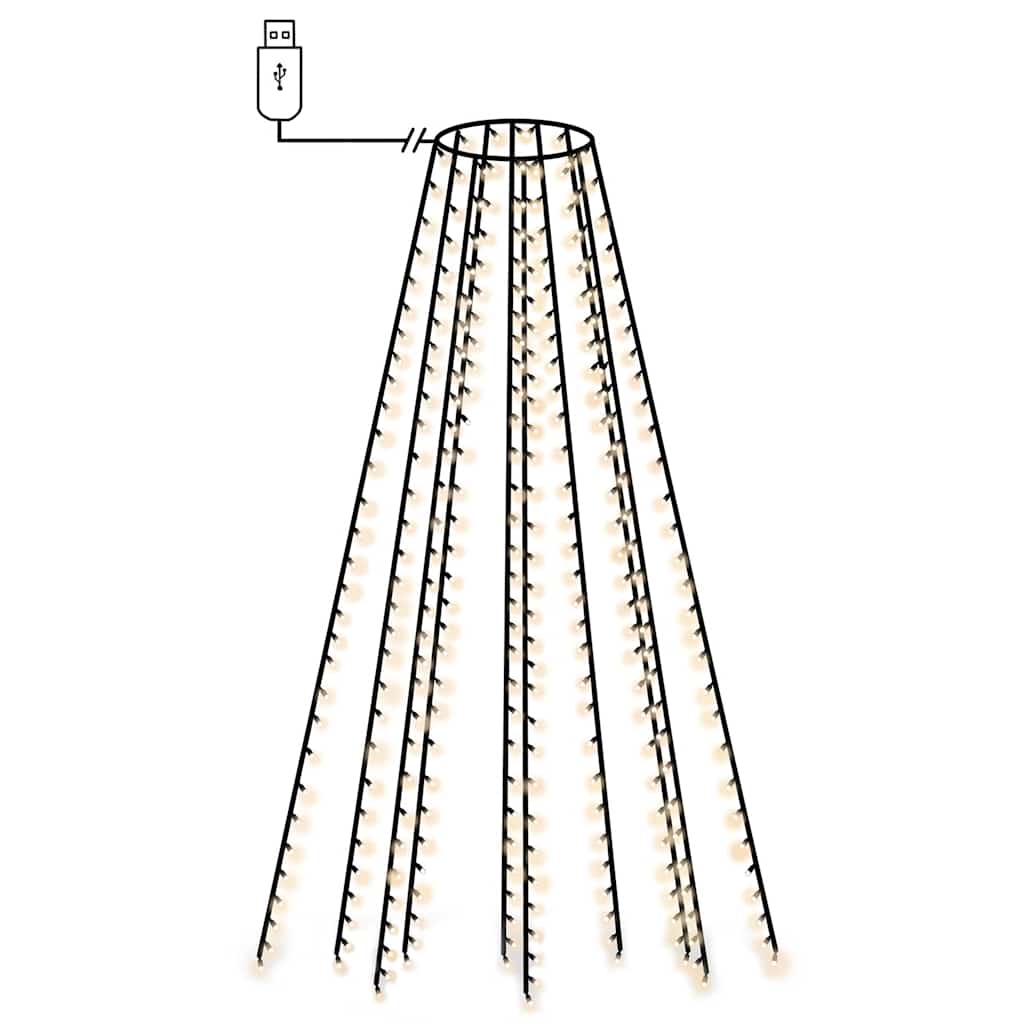 Éclairage d'arbre de Noël Vidaxl avec 150 LED Net 150 cm