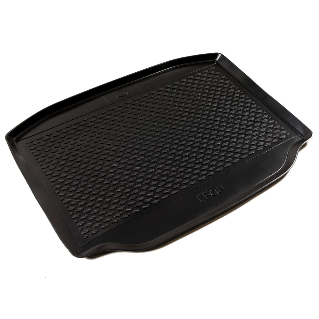 Vidaxl Trunk Mat pour siège Leon Hatchback 2012- Rubber
