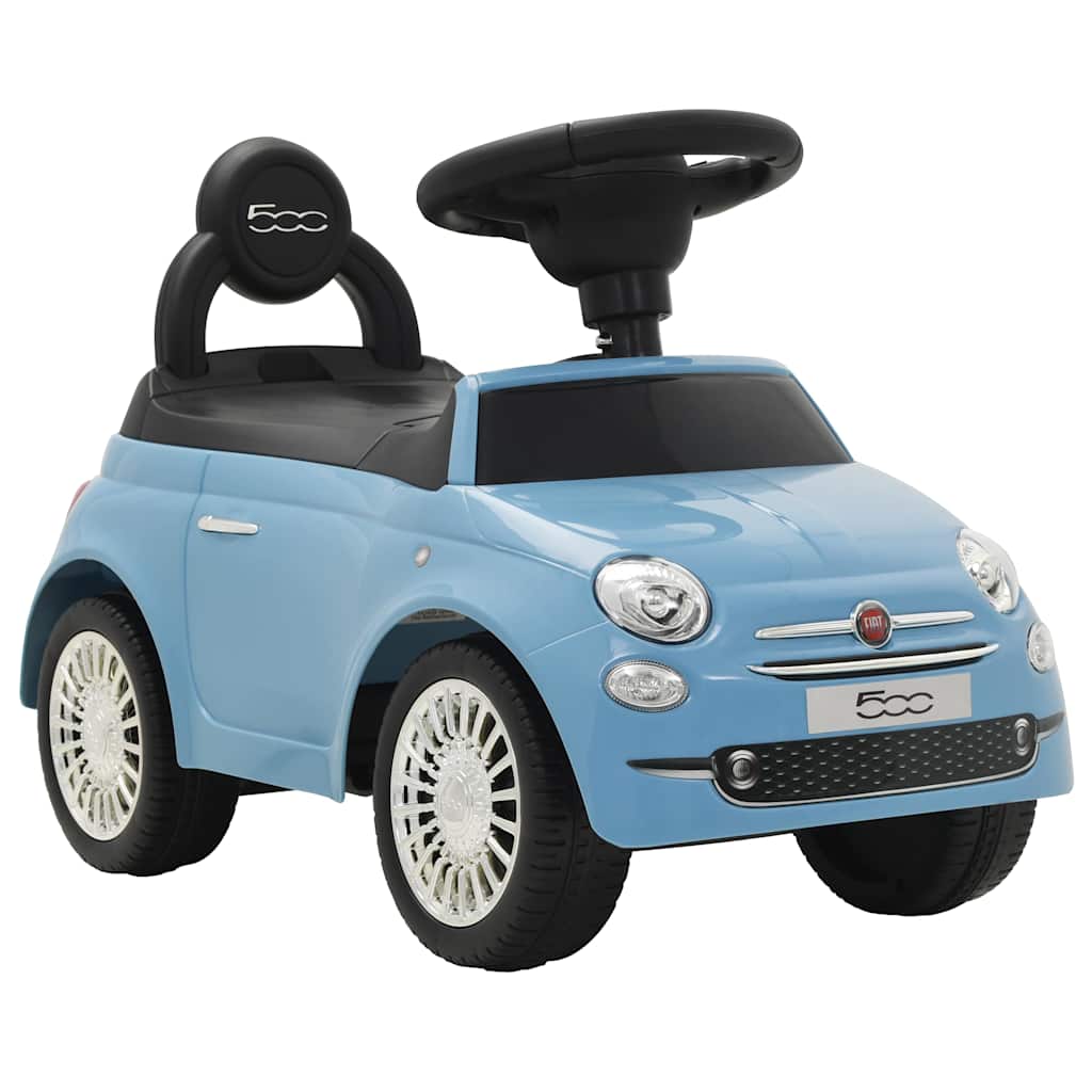VidaXL voiture de course Fiat 500 bleu