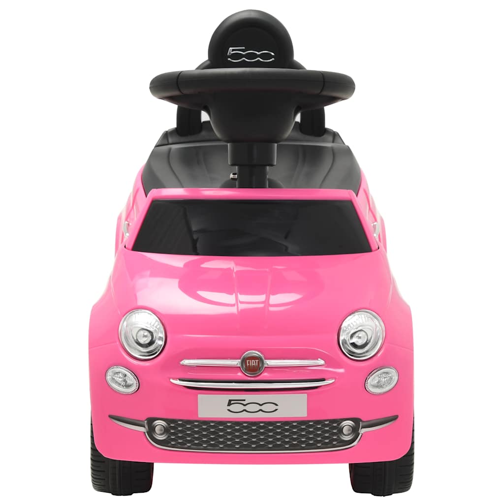 VidaXL voiture de course Fiat 500 rose