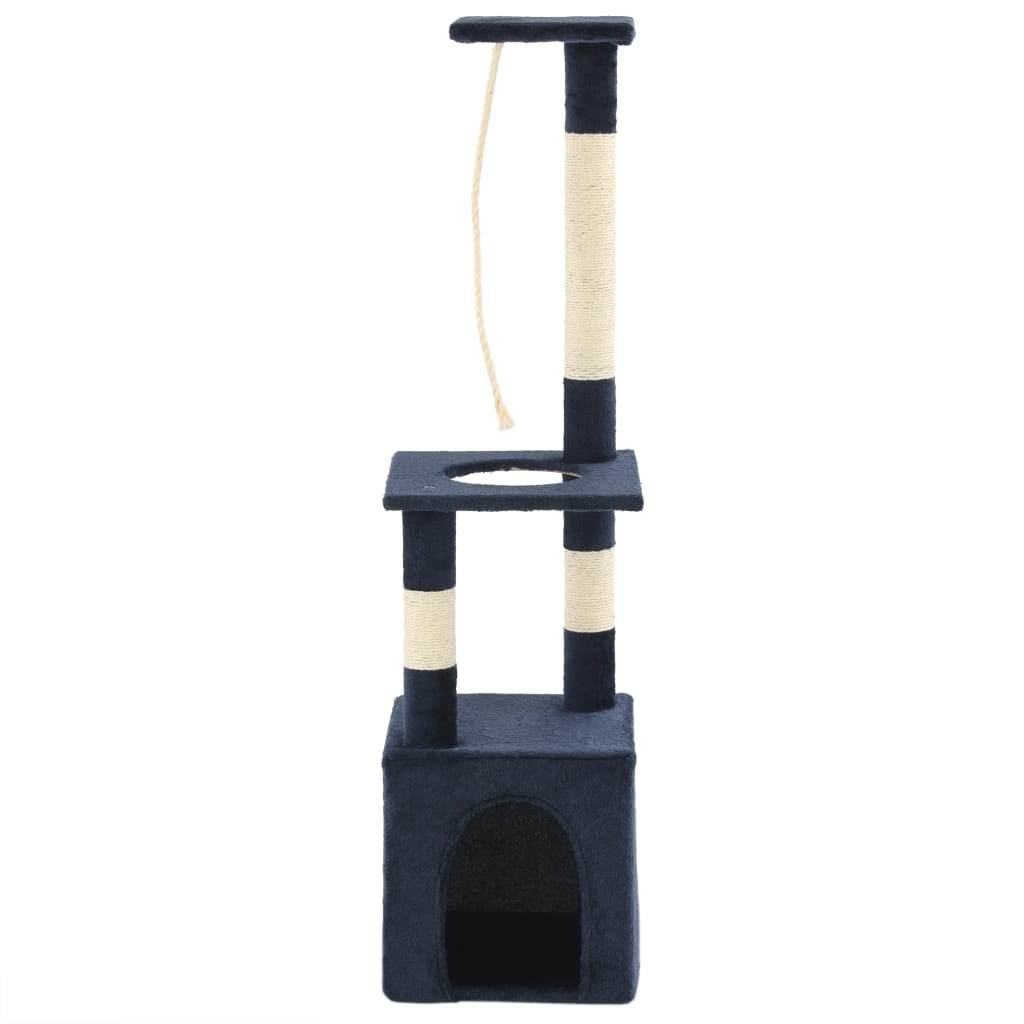 Vidaxl Cat Scratch Post avec sisal Scratch Posts 109 cm bleu foncé