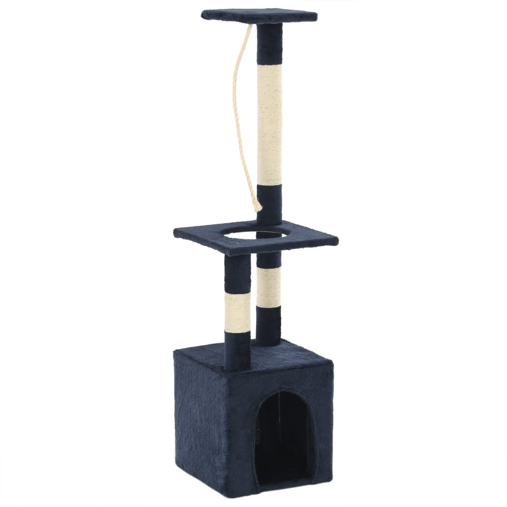 Vidaxl Cat Scratch Post avec sisal Scratch Posts 109 cm bleu foncé