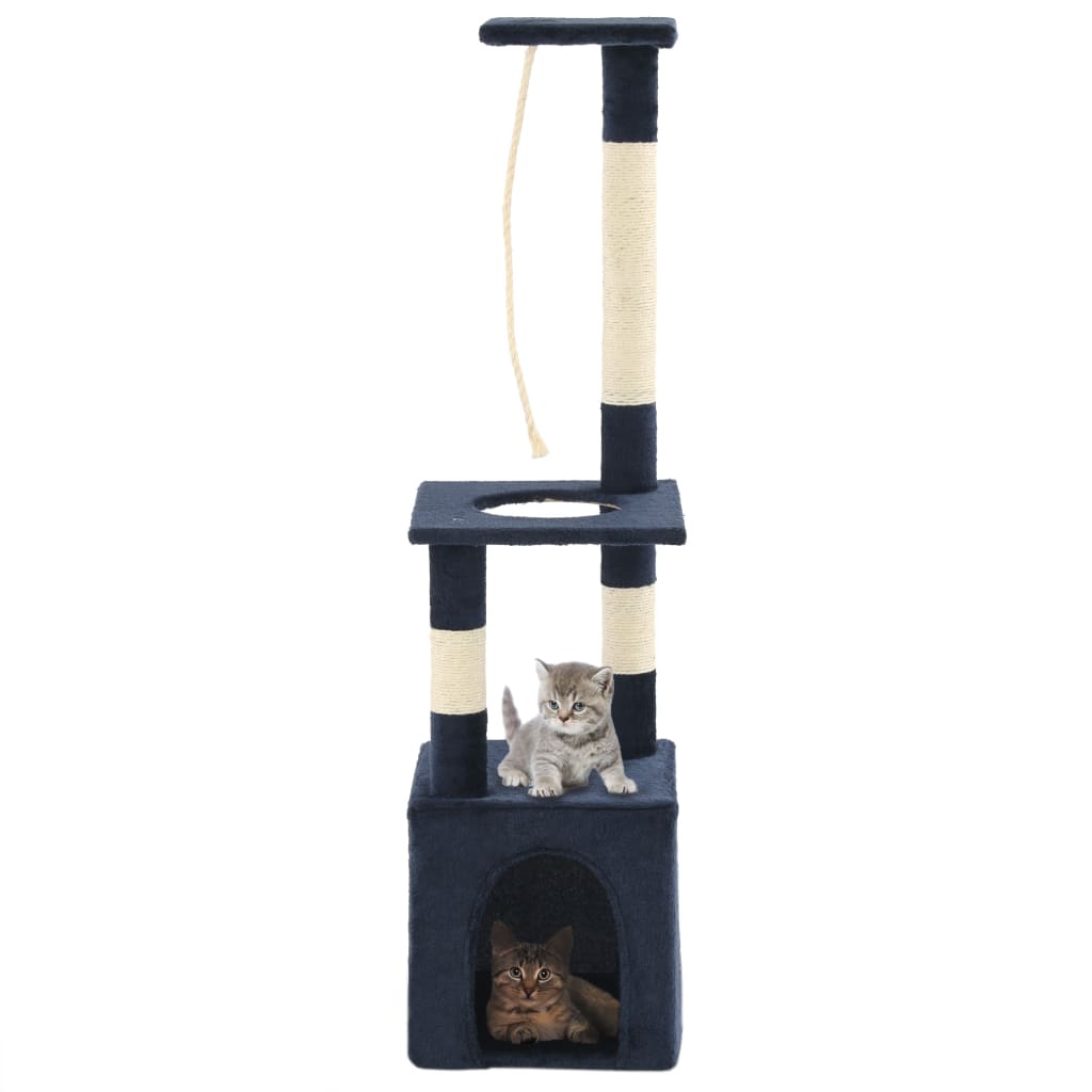 Vidaxl Cat Scratch Post avec sisal Scratch Posts 109 cm bleu foncé