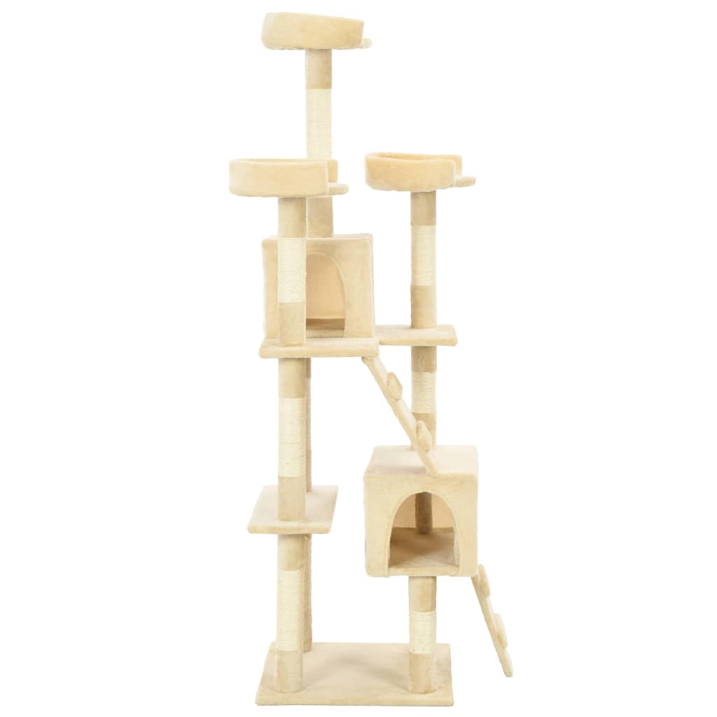 Vidaxl Cat Stracing Post avec sisal Scratch Posts 170 cm beige