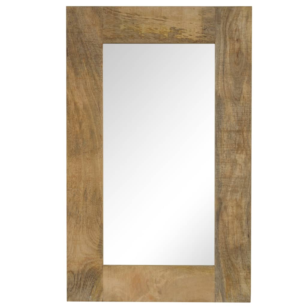 Miroir Vidaxl 50x80 cm Bois de mangue solide