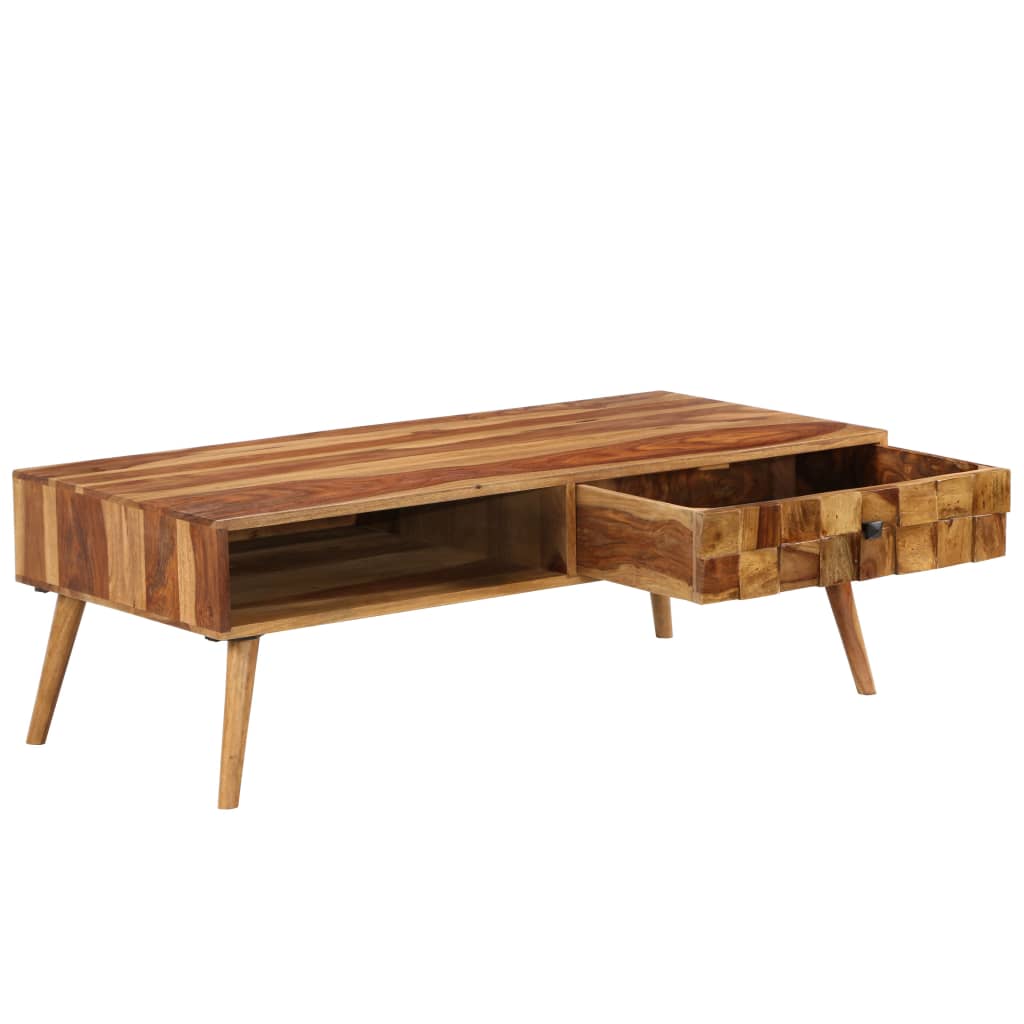 Vidaxl salontafel 110x50x37 cm acaciahout met honing afwerking