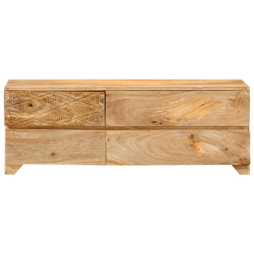 Vidaxl tv-meubel 110x30x40 cm massief mangohout