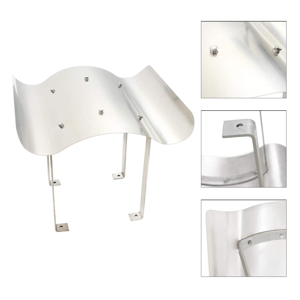 CAPLE VIDAXL CAPLE ACIER INOXED 40 X 40 x 36 cm