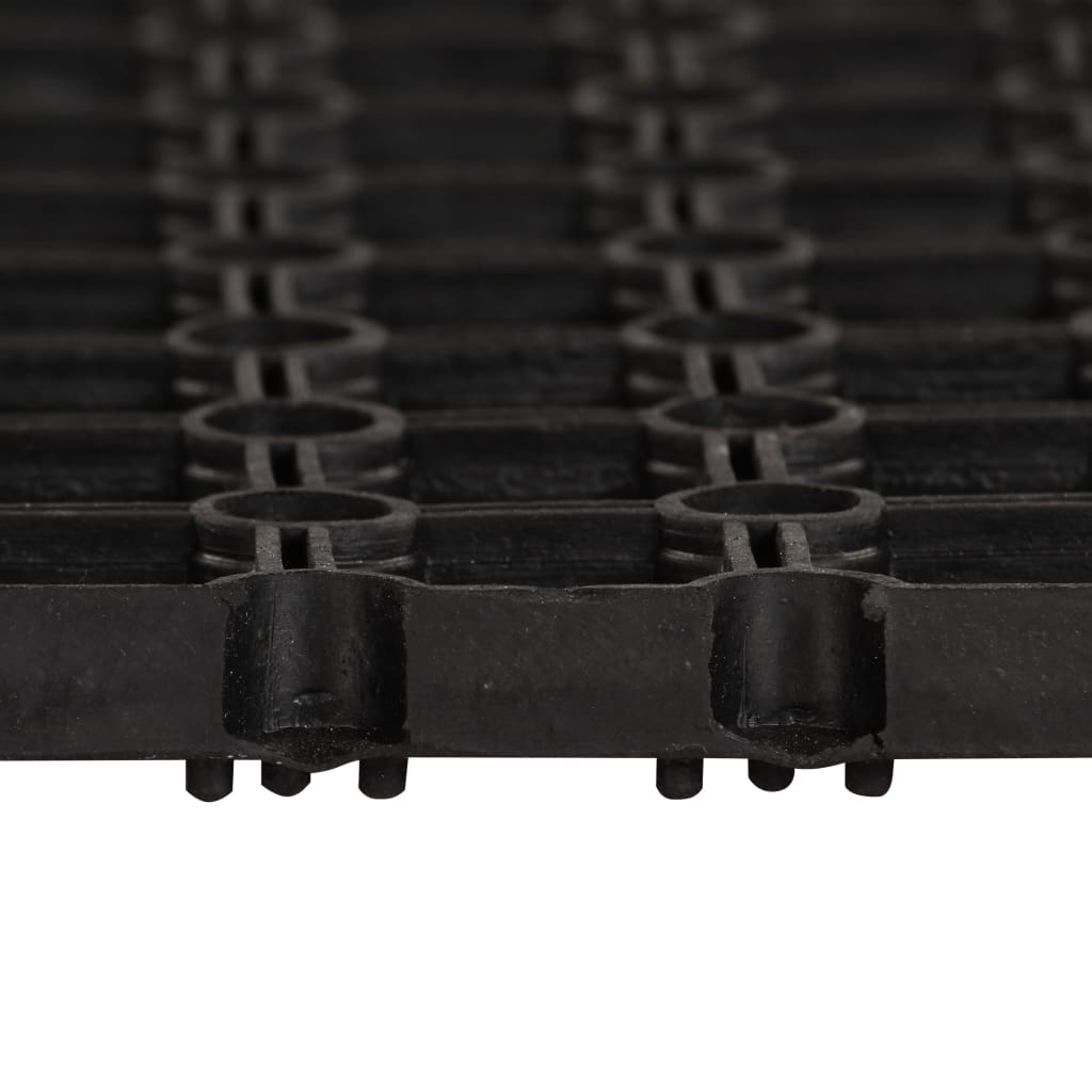 Vidaxxl tapis en caoutchouc 5 pcs 16 mm 40x60 cm