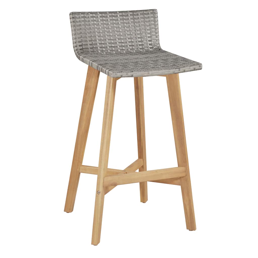 Vidaxl 5-delige tuinset massief acaciahout