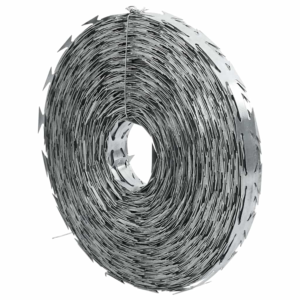 Vidaxl Shaver Mound Wire Concertina 500 m Galvanisé Steel