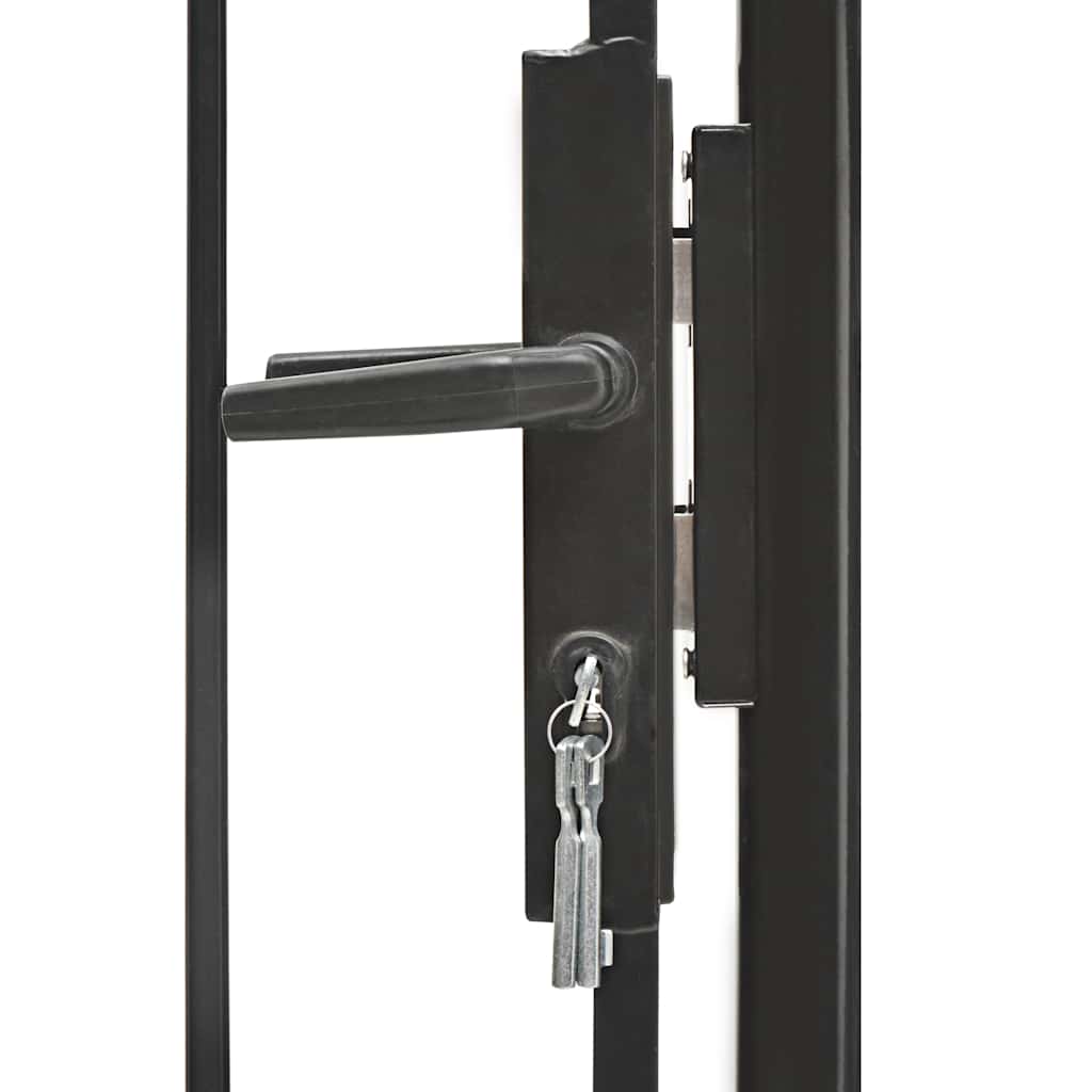 Vidaxxl portail 1x1,5 m acier noir