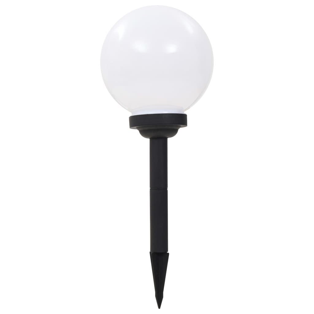 Vidaxxl Lampes solaires LED rondes 20 cm RVB 3 pcs