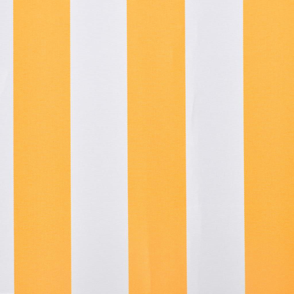 Vidaxl Laifeldoek 500x300 cm toile orange et blanc