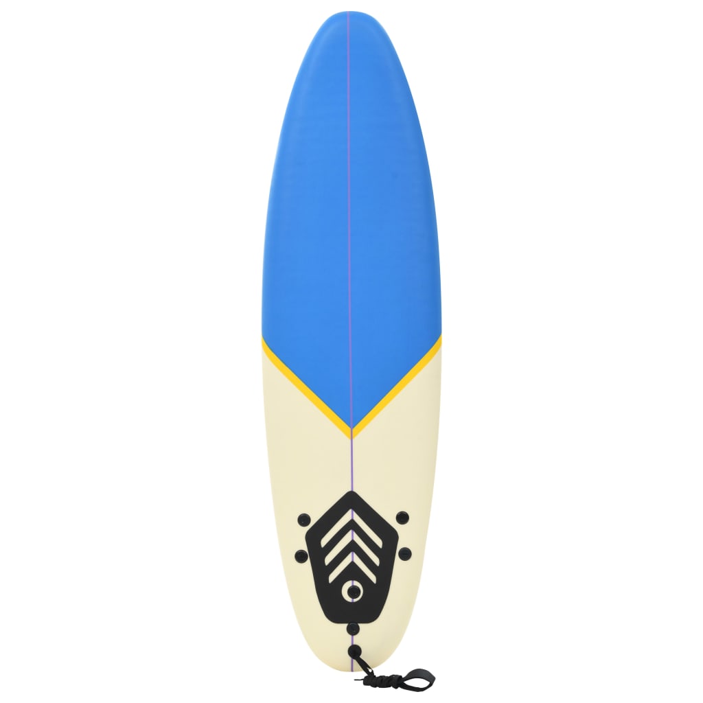 Planche de surf Vidaxl 170 cm bleu et crème