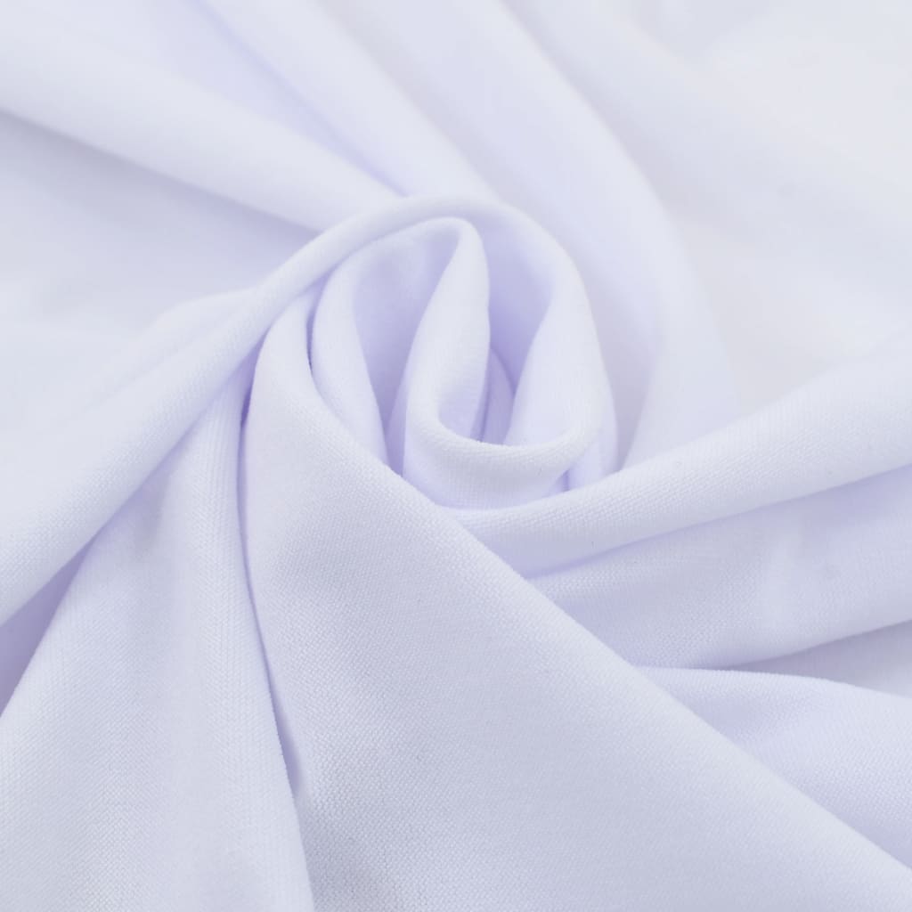 Vidaxx 2 pcs nappes extensibles avec jupe 120x74 cm blanc