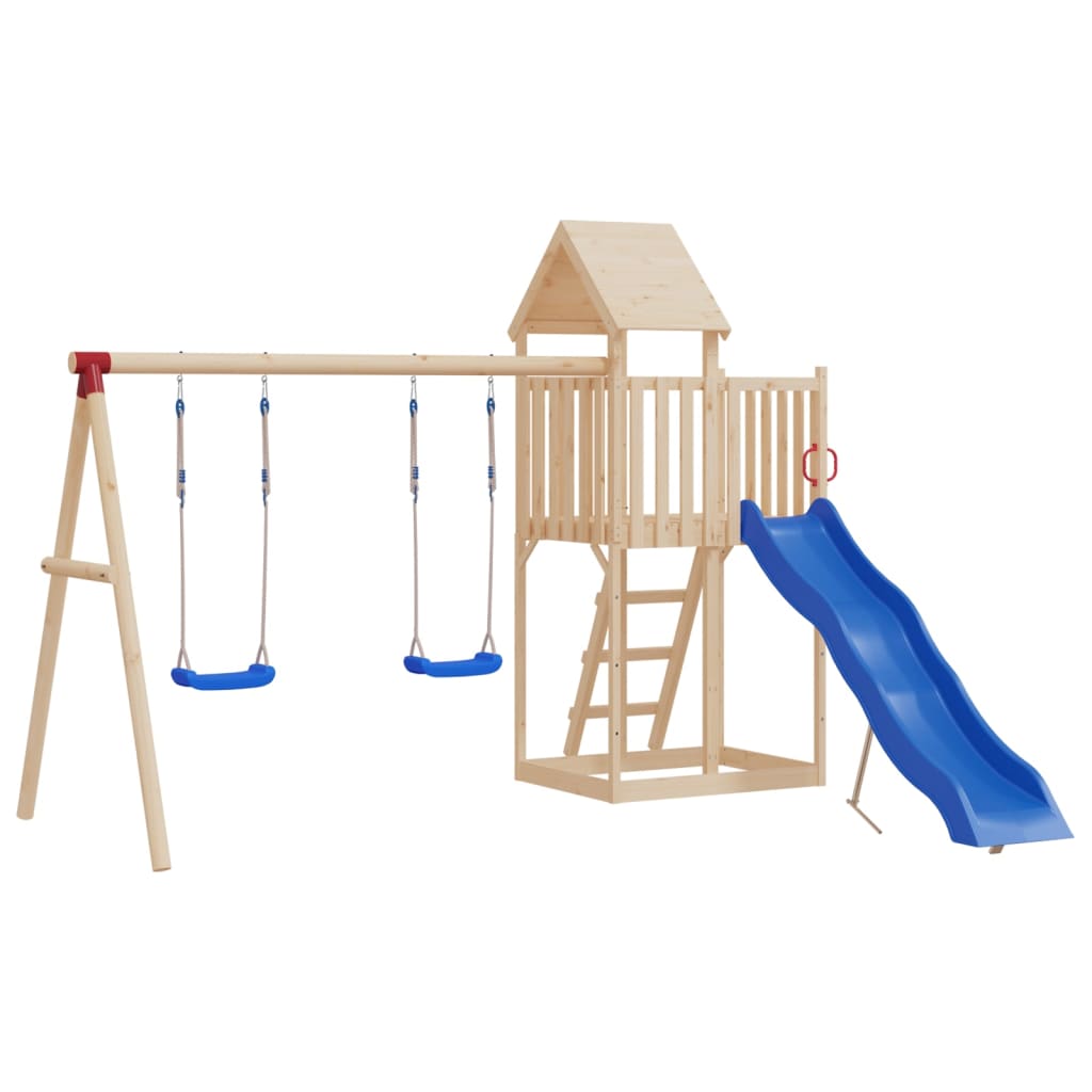 Vidaxl Swing Sièges 2 ST avec des cordes 37x15 cm Bleu en polyéthylène