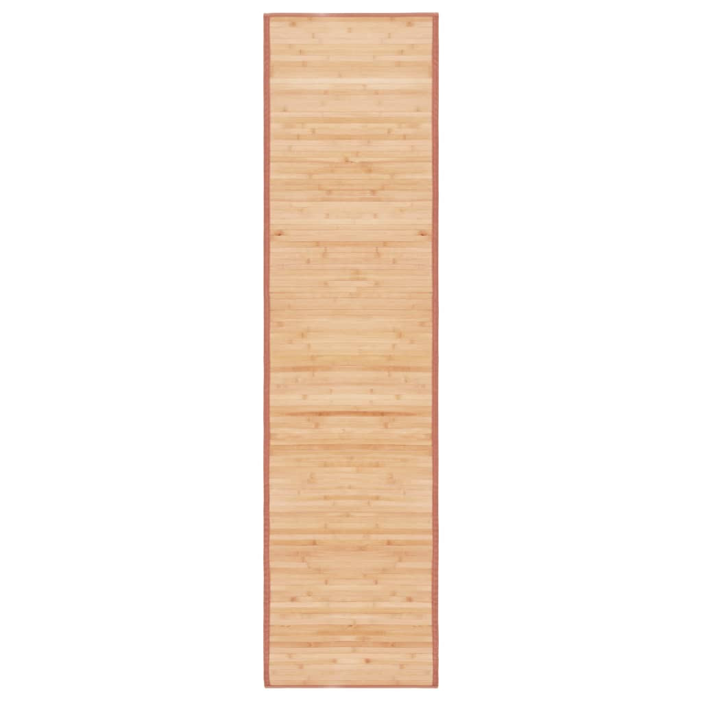 Vidaxl Carpet 80x300 cm Bambou Brun