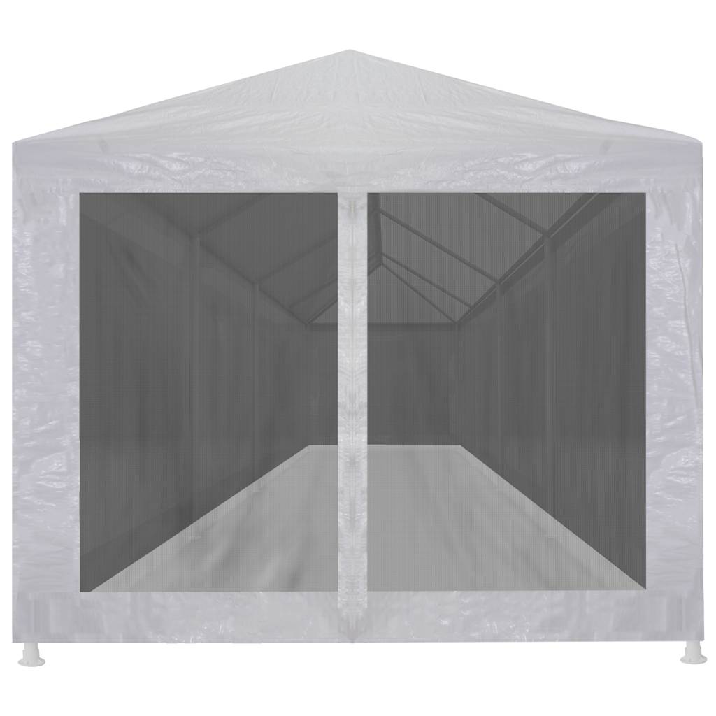 Tente de fête Vidaxl avec des murs latéraux de 10 maille 12x3 m