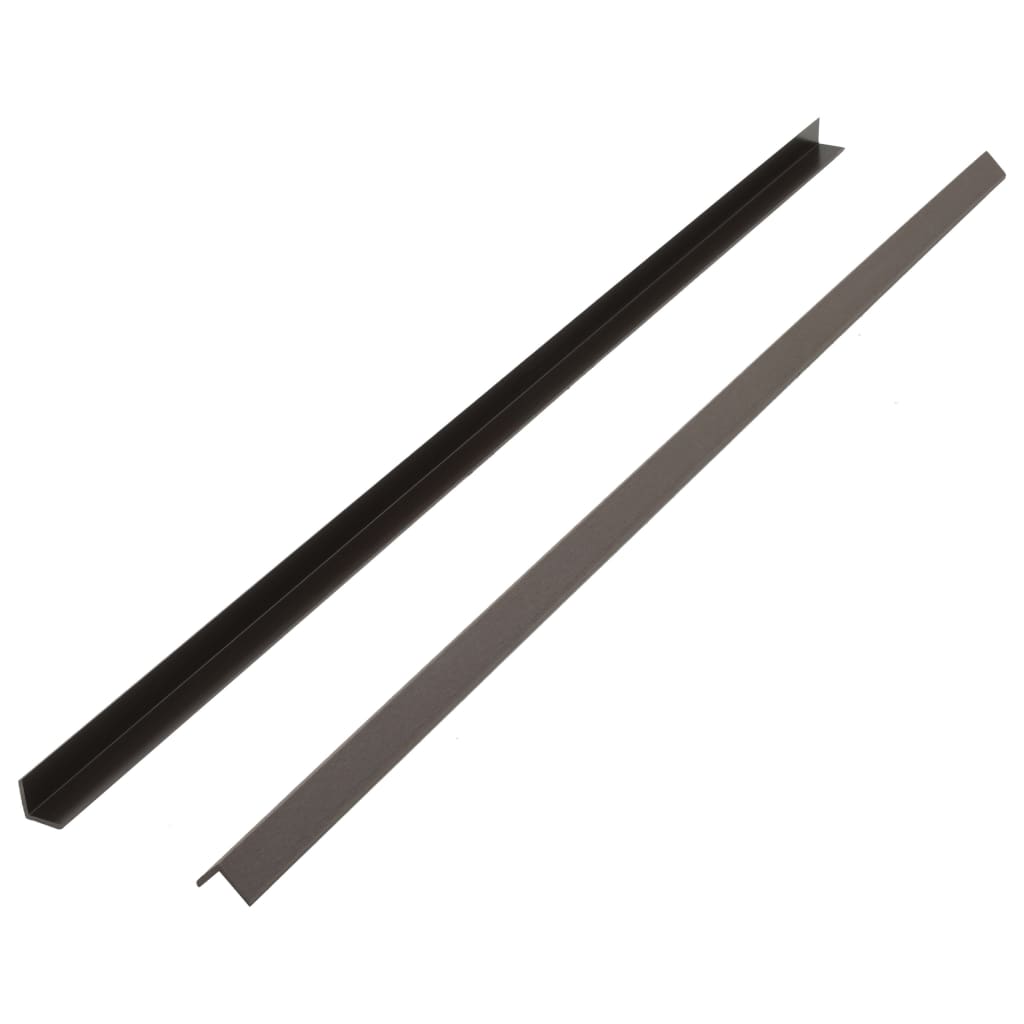 Vidaxl Terrace Corner Pintirage 5 PCS 170 cm HKC Brown foncé