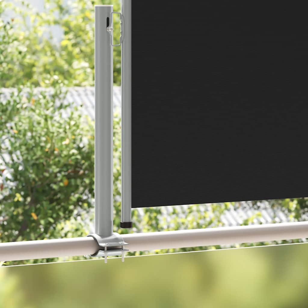 Vidaxx Paravent de jardin extensible 120x300 cm noir