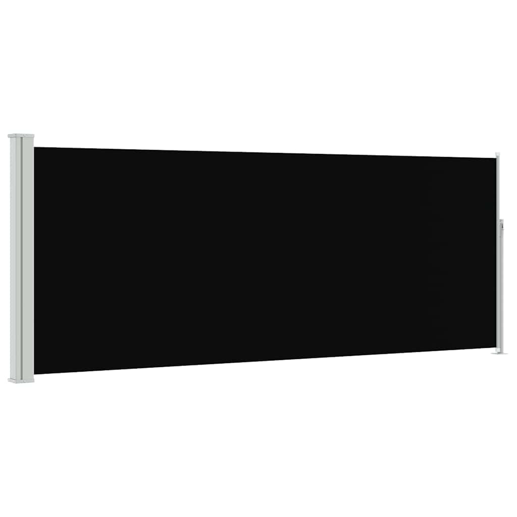 Vidaxx pare-vent extensible 120x300 cm noir