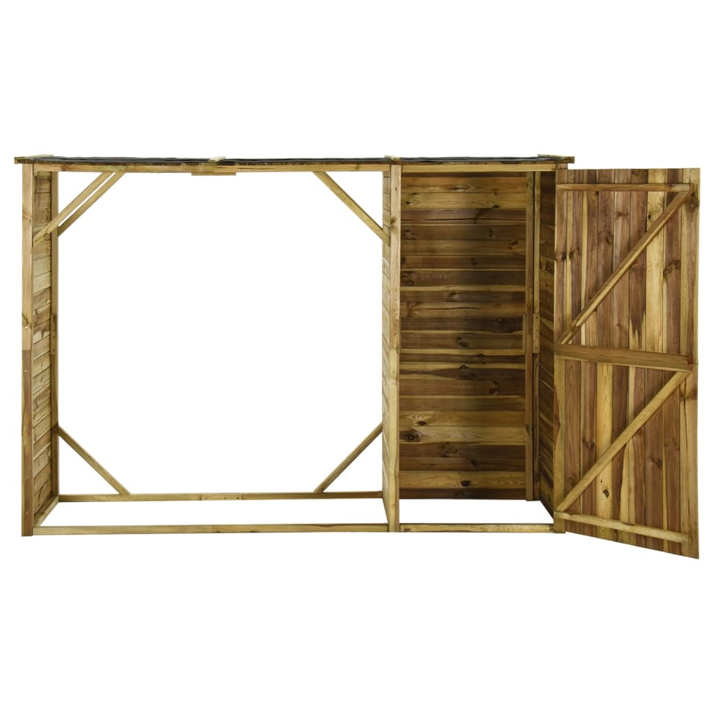SHED JARDINE VIDAXL 253X80X170 CM PINE BOIS