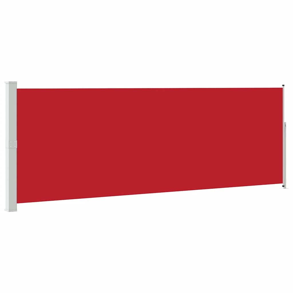 Pare-brise Vidaxl extensible 160x500 cm rouge
