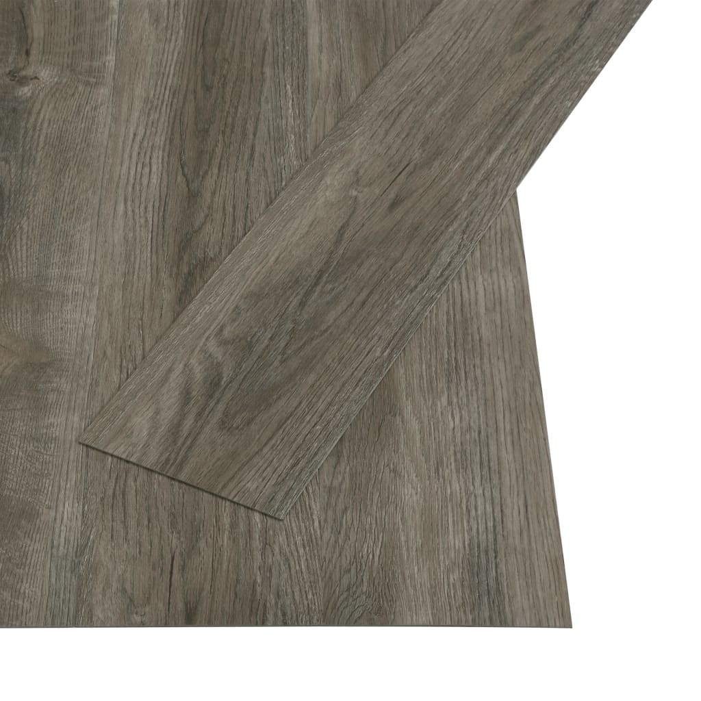 Vidaxx Lames de sol autocollantes 4,46 m² 3 mm PVC gris et marron