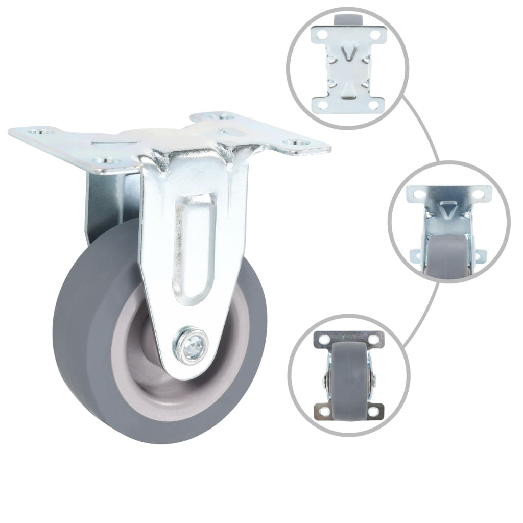 Vidaxx roues fixes 4 pcs 50 mm