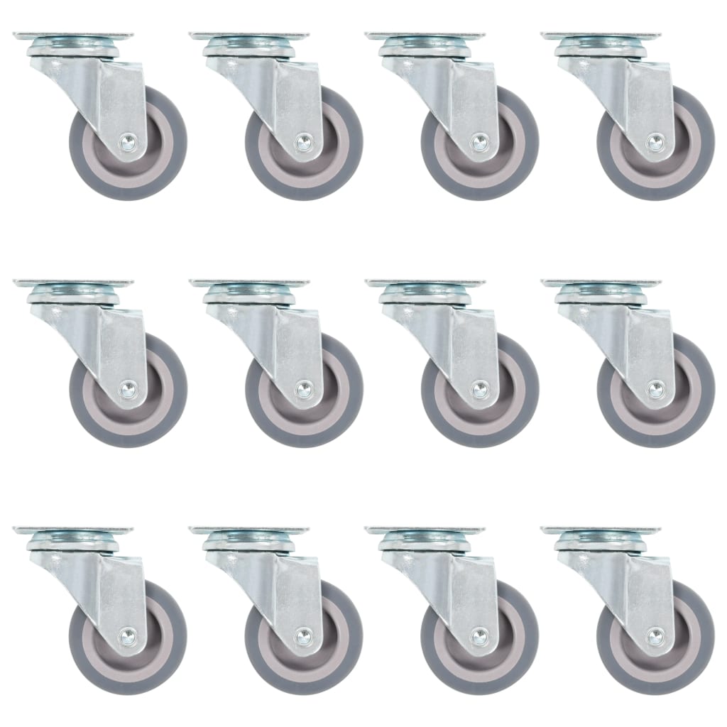 Vidaxx roulettes pivotantes 12 pièces 50 mm