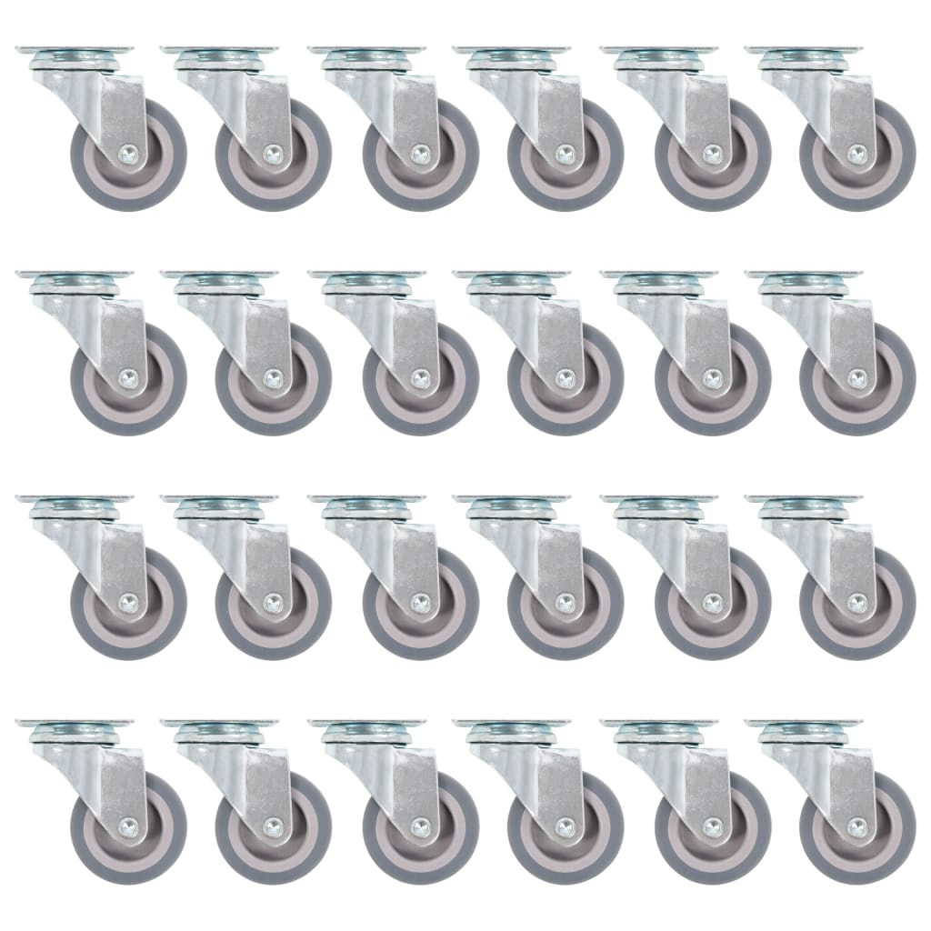 Vidaxx roulettes pivotantes 24 pièces 50 mm