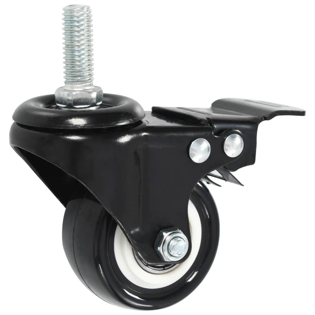 Vidaxx roulettes pivotantes avec freins 4 pcs 50 mm